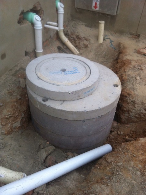 First fix plumbing installation at fuel station in Potchefstroom