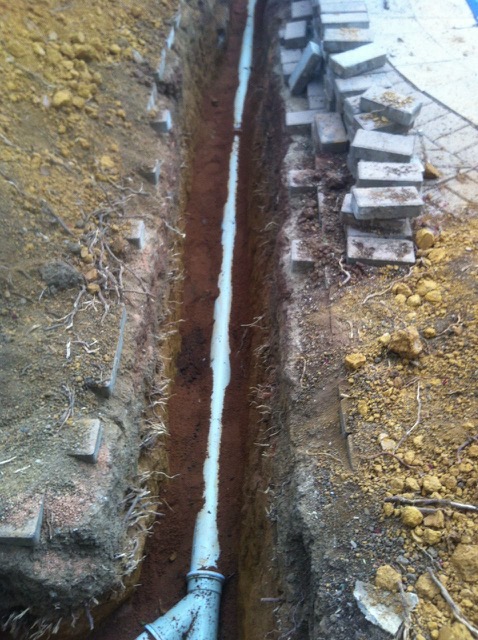 Plumbing works at Tonetti Street, Faerie Glen