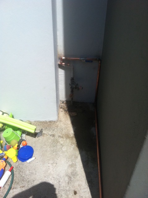 Water supply installation to water tank in Lynnwood